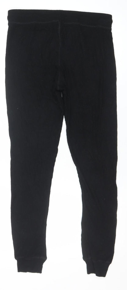 Womens UK Size 12 Topshop Regular Fit Jogger Black Trousers