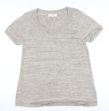Womens UK Size 10 Butterfly by Matthew Williamson Beige Pullover Jumper