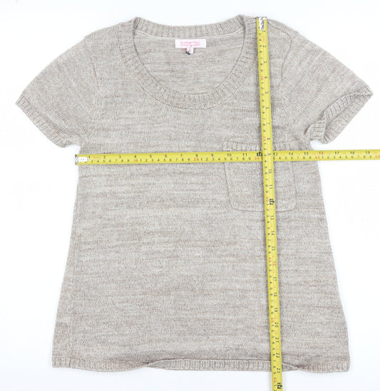Womens UK Size 10 Butterfly by Matthew Williamson Beige Pullover Jumper