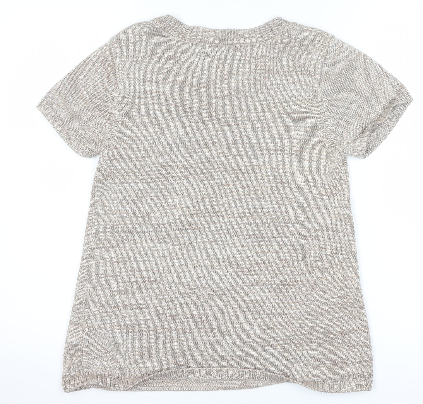 Womens UK Size 10 Butterfly by Matthew Williamson Beige Pullover Jumper