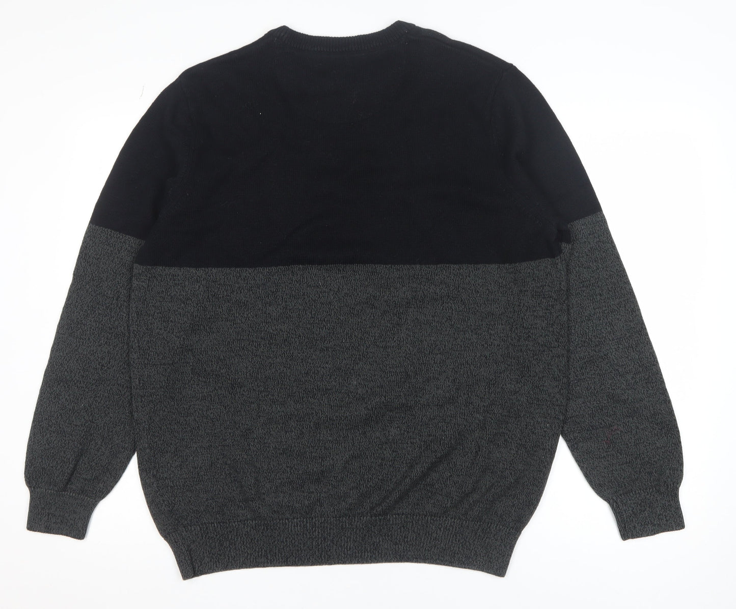 Mens UK Size L Maine New England Black Pullover Jumper