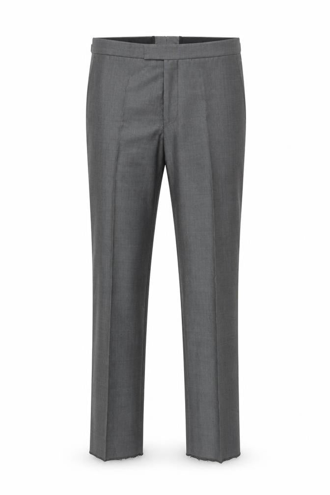 Mens UK Size 34R Torre Regular Fit Dress Pants Grey Trousers
