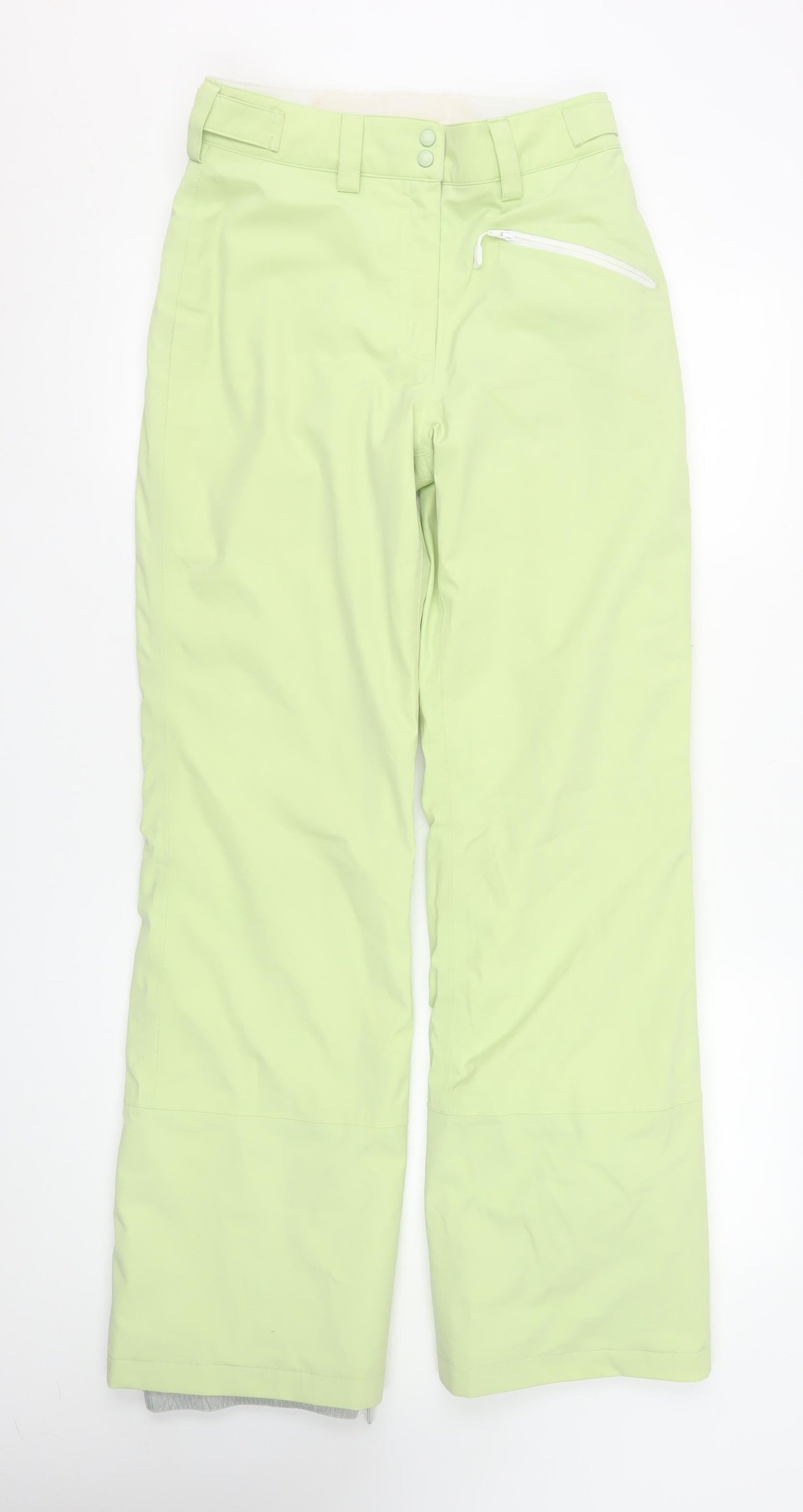 Womens UK Size 10 Sun Valley Regular Fit Snow Pants Green Trousers