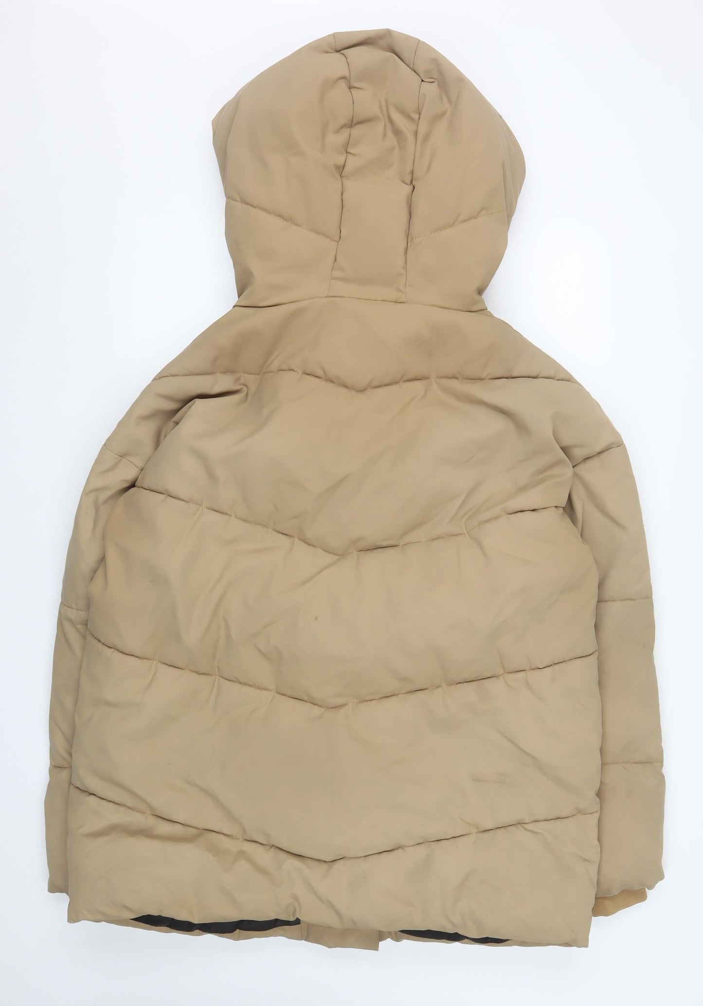 Womens UK Size L Noisy may Beige Puffer Jacket