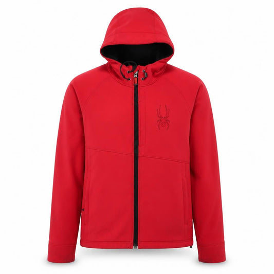 Mens UK Size S Spyder Red Soft Shell