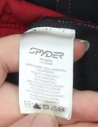 Mens UK Size S Spyder Red Soft Shell