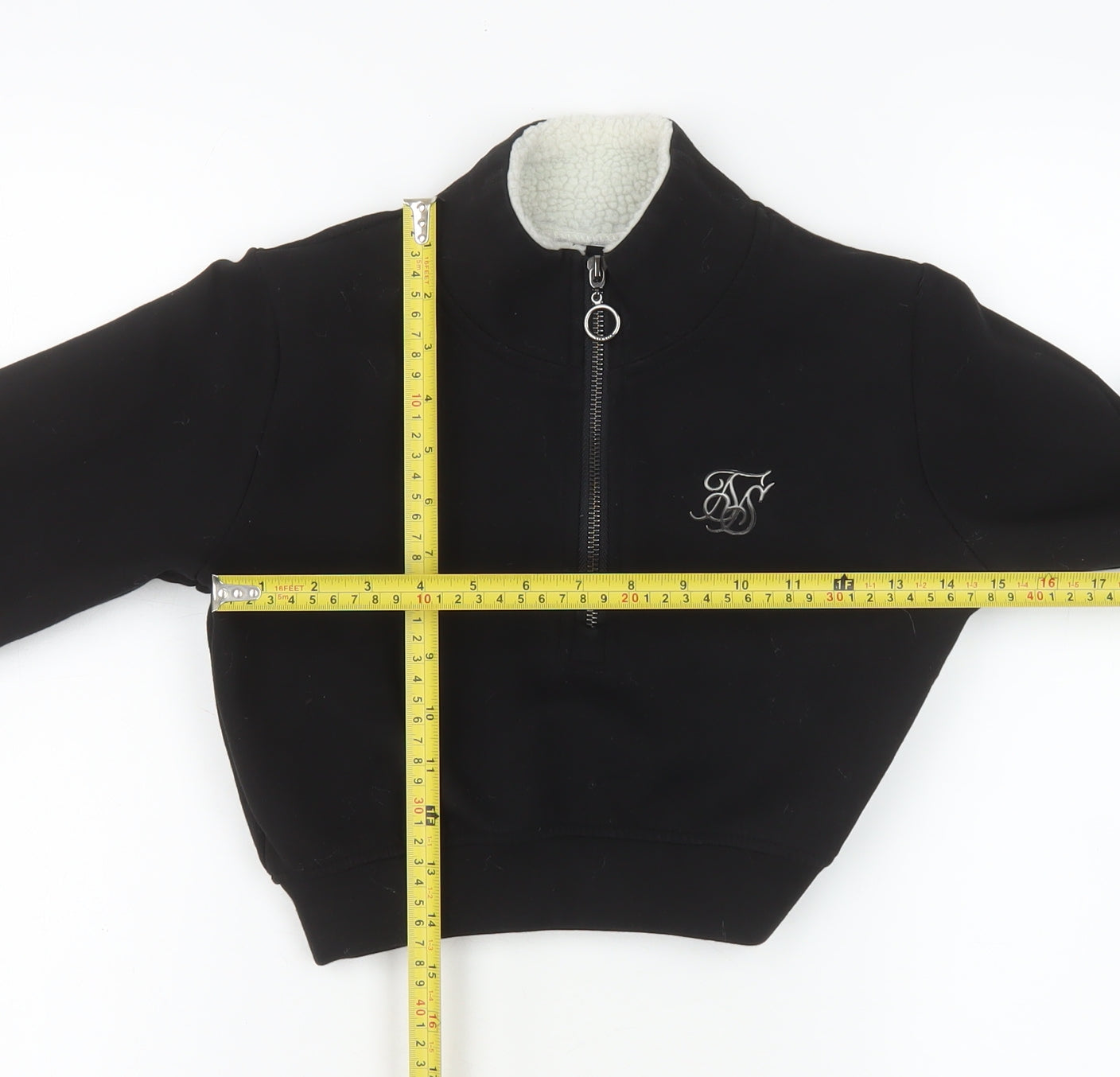 Womens UK Size 6 SikSilk Black Pullover Sweatshirt