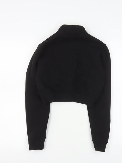 Womens UK Size 6 SikSilk Black Pullover Sweatshirt
