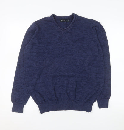 Mens UK Size M James Pringle Blue Pullover Jumper