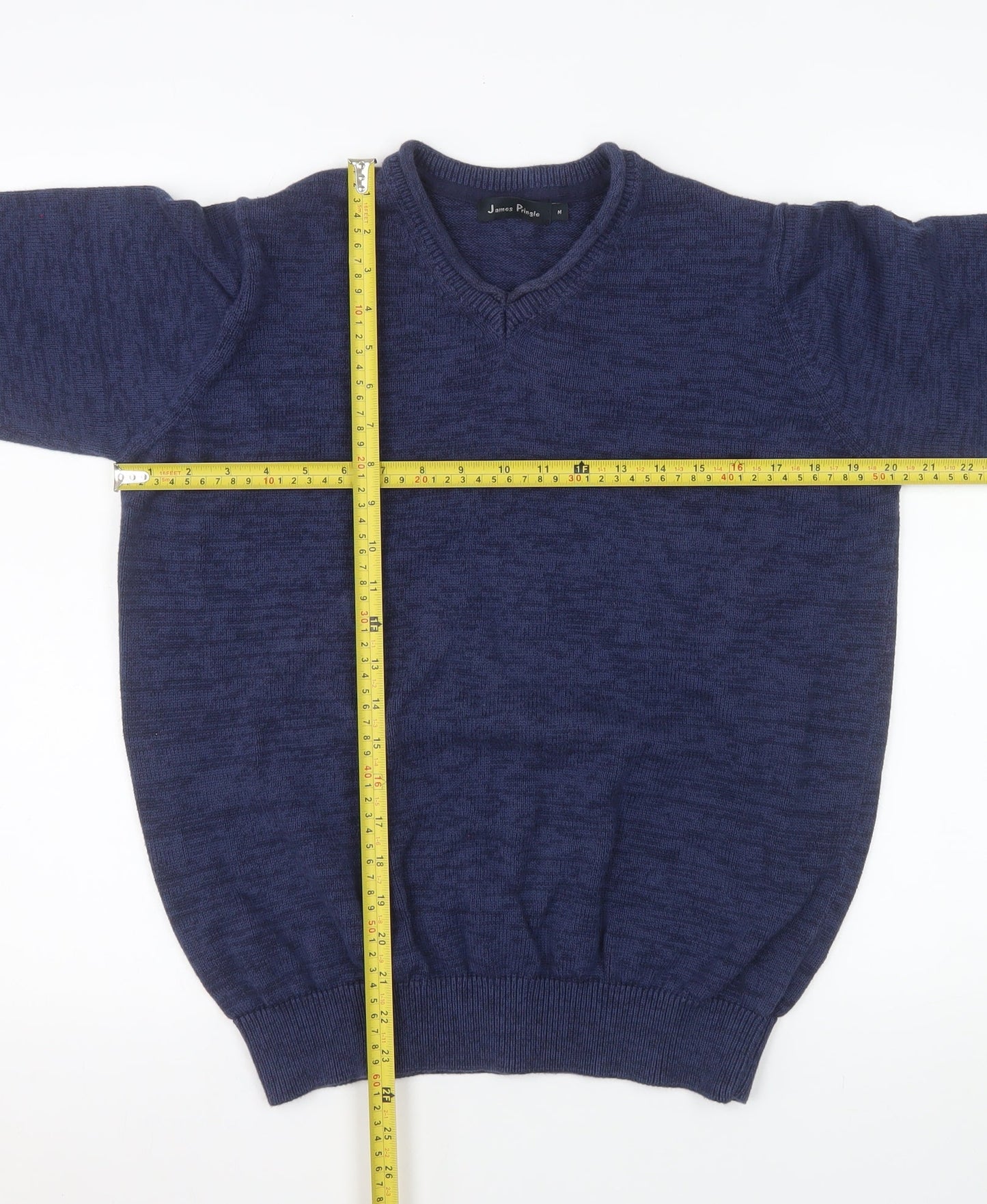 Mens UK Size M James Pringle Blue Pullover Jumper