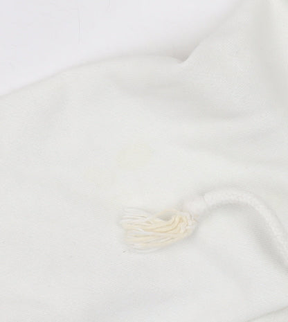 Womens UK Size S Hollister White Pullover Hoodie