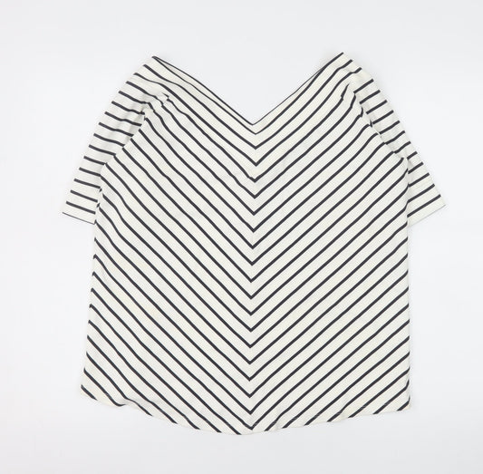 Womens UK Size 20 Jasper Conran White Basic T-Shirt