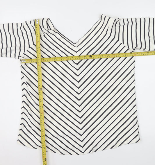 Womens UK Size 20 Jasper Conran White Basic T-Shirt