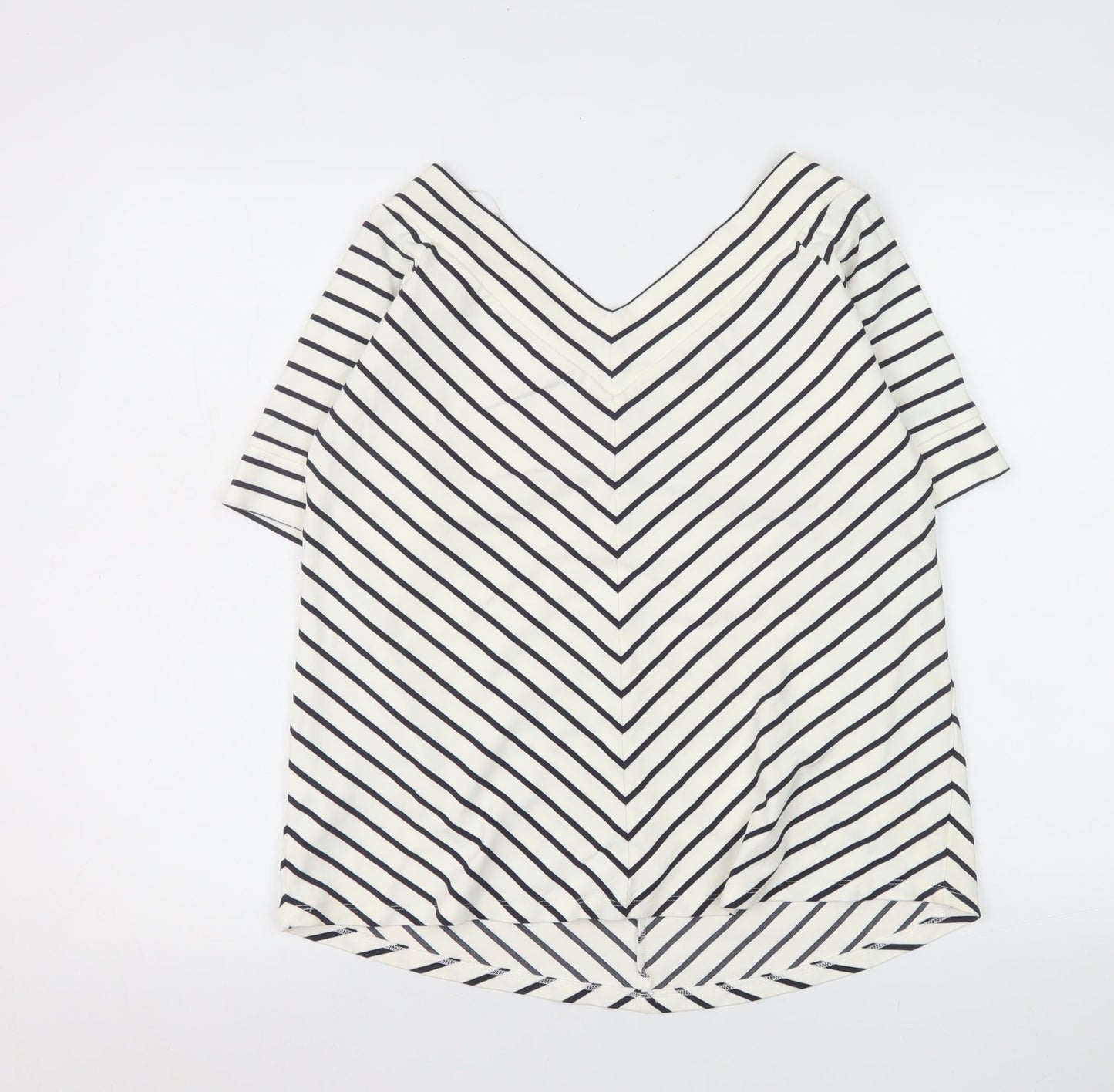 Womens UK Size 20 Jasper Conran White Basic T-Shirt