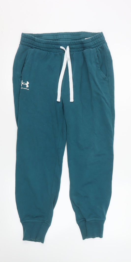 Womens UK Size L Under armour Relaxed Fit Jogger Blue Trousers