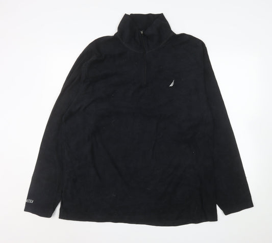 Mens UK Size XL Nautica Black Pullover Sweatshirt