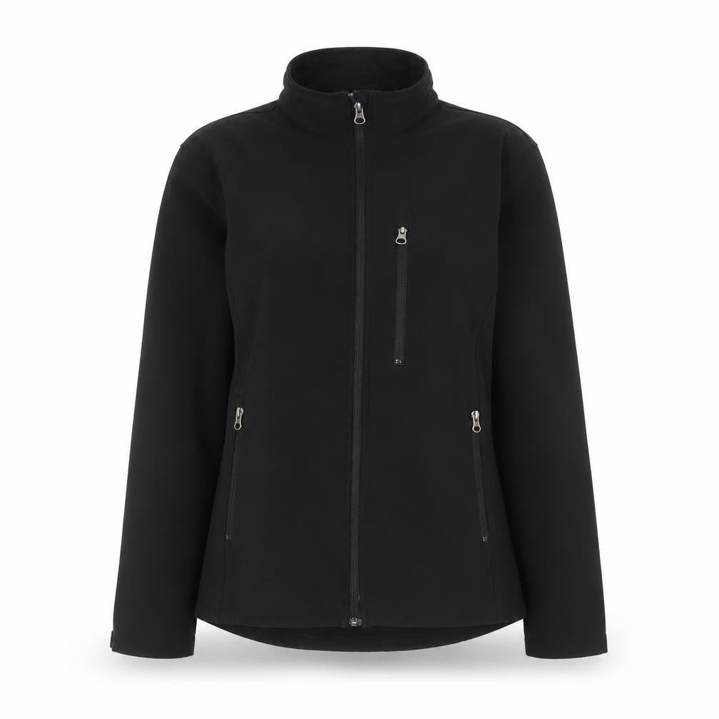 Womens UK Size S Lindström Black Soft Shell