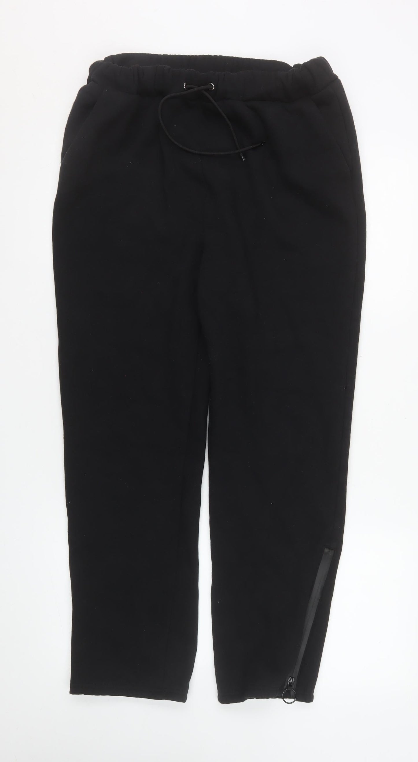 Sophlyine Womens Black Jogger Sweatpants L Cotton Blend Comfy Activewear Trousers
