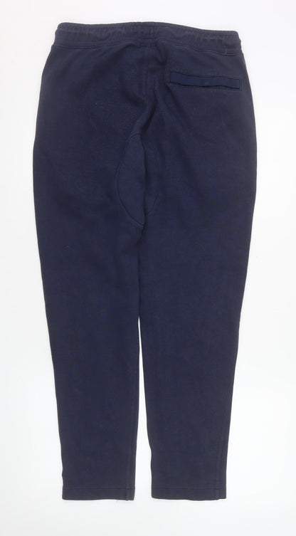 Mens UK Size M Nike Regular Fit Jogger Blue Trousers