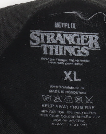 Womens UK Size XL Netflix Black Pullover Sweatshirt