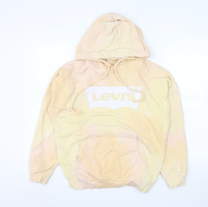 Womens UK Size 2XS Levi's Beige Pullover Hoodie
