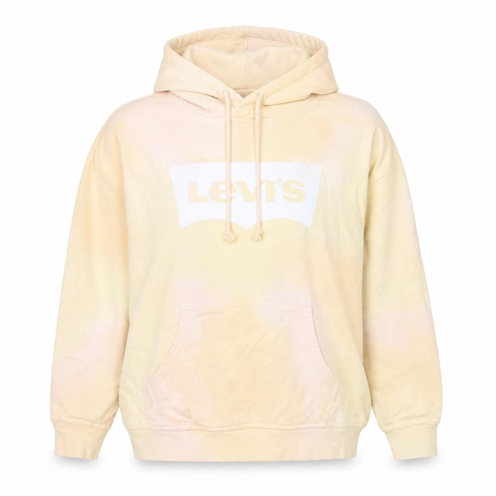 Womens UK Size 2XS Levi's Beige Pullover Hoodie