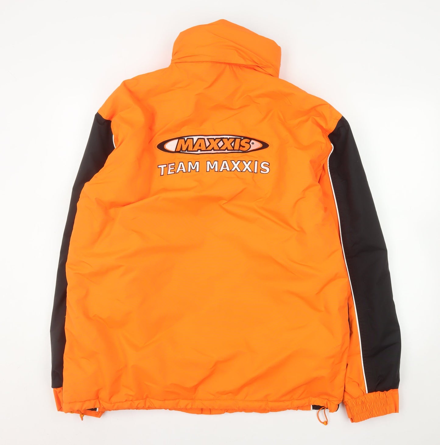Maxxis Men's Orange Black L Puffer Jacket Waterproof Lined Windproof