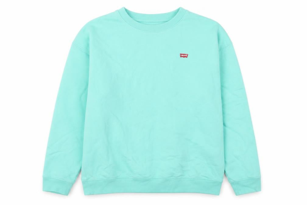 Mens UK Size S Levi's Green Pullover Sweatshirt