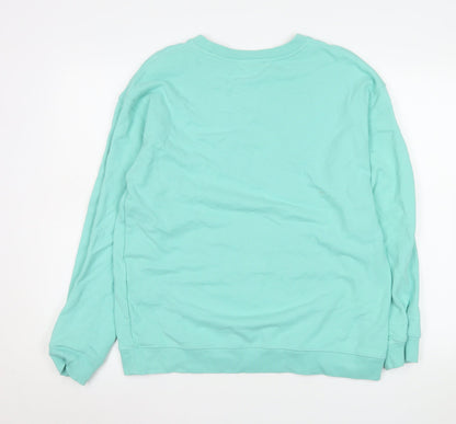 Mens UK Size S Levi's Green Pullover Sweatshirt