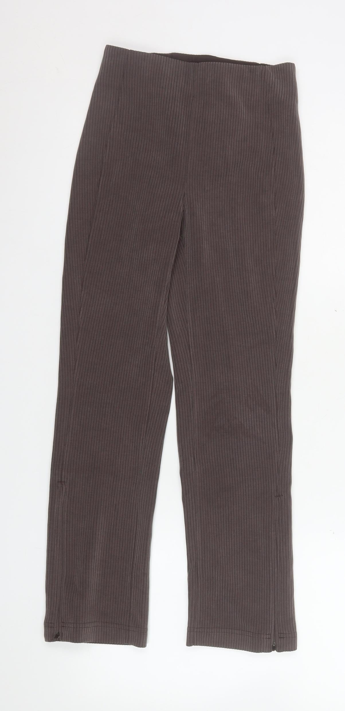 Womens UK Size 4 Lululemon Slim Fit Leggings Brown Trousers