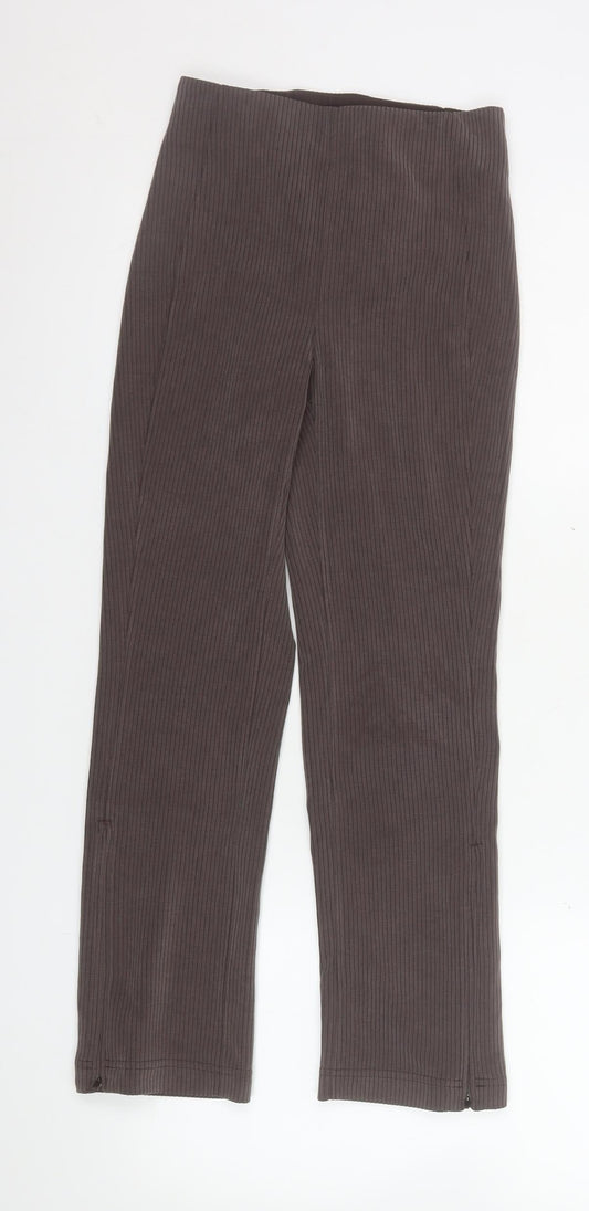 Womens UK Size 4 Lululemon Slim Fit Leggings Brown Trousers