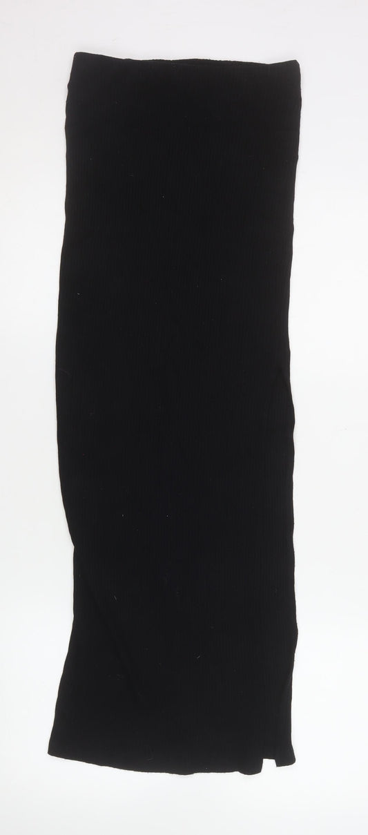 Womens UK Size XS Bershka Straight & Pencil Jersey Skirt