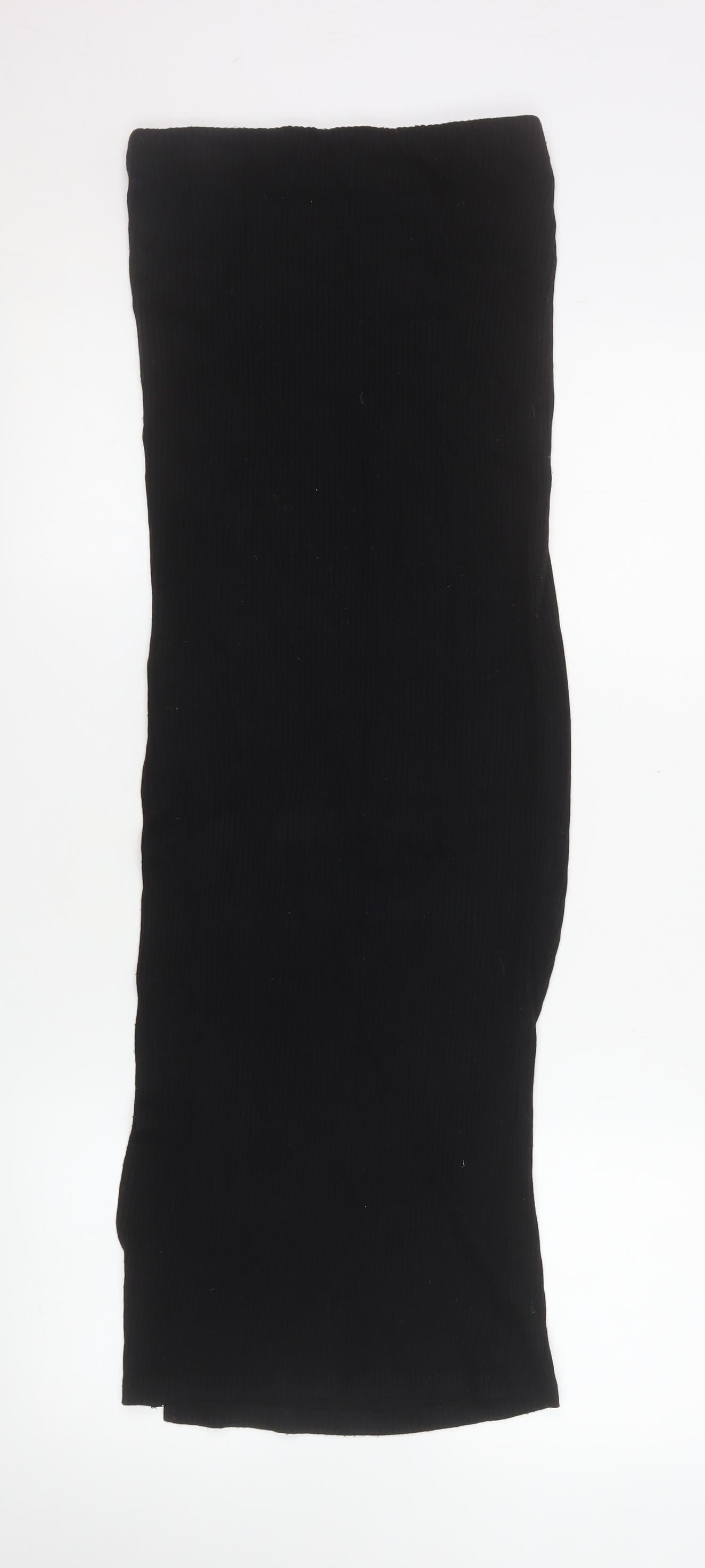 Womens UK Size XS Bershka Straight & Pencil Jersey Skirt