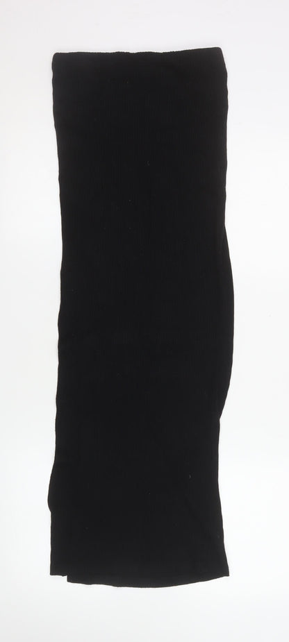 Womens UK Size XS Bershka Straight & Pencil Jersey Skirt