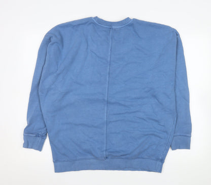 Mens UK Size S Marks and Spencer Blue Pullover Sweatshirt