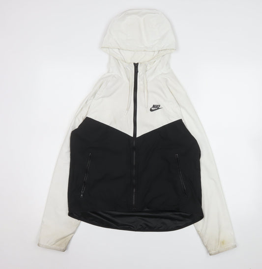 Mens UK Size XS Nike Multicoloured Windbreaker Coat