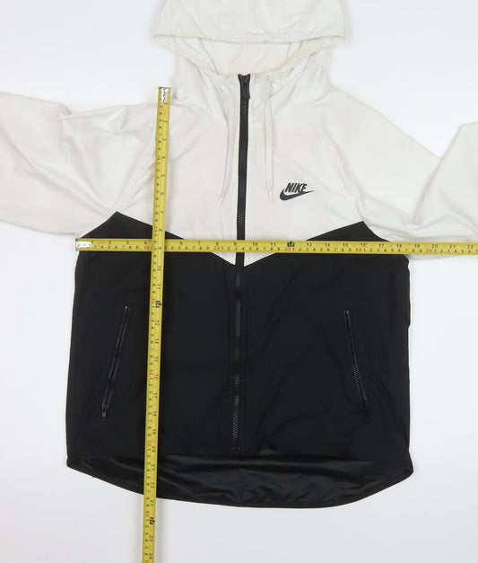 Mens UK Size XS Nike Multicoloured Windbreaker Coat
