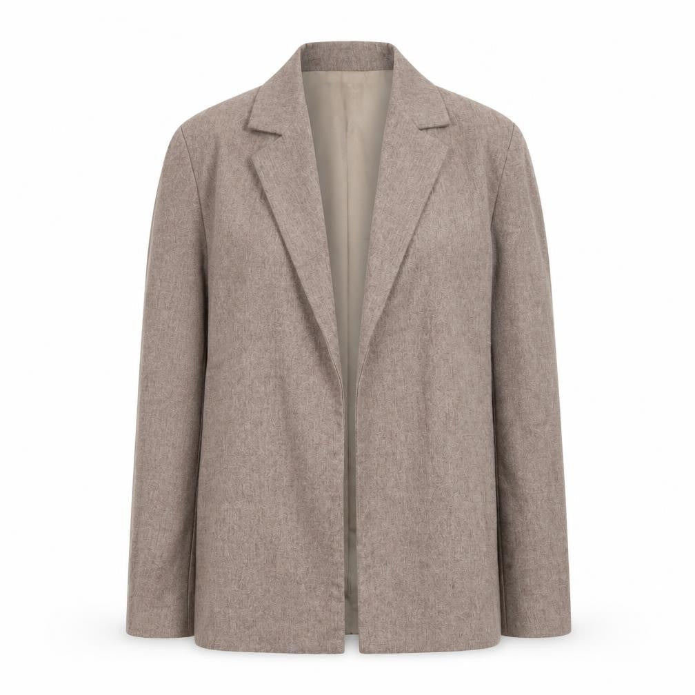 Womens UK Size S ELL Design Regular Beige Blazer