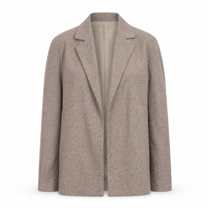 Womens UK Size S ELL Design Regular Beige Blazer
