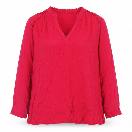 Womens UK Size 14 s.Oliver Red Tunic Blouse
