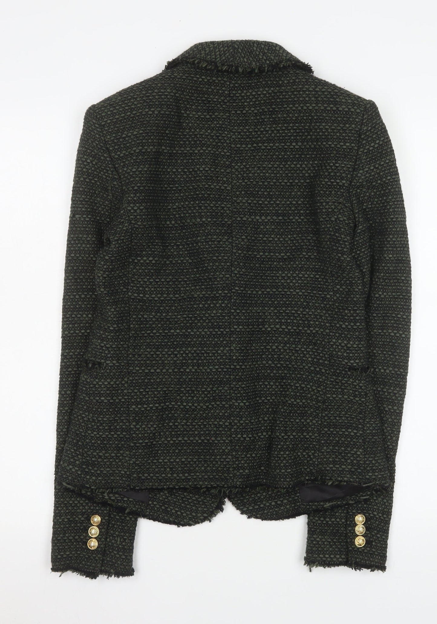 Womens UK Size S Zara Regular Black Blazer
