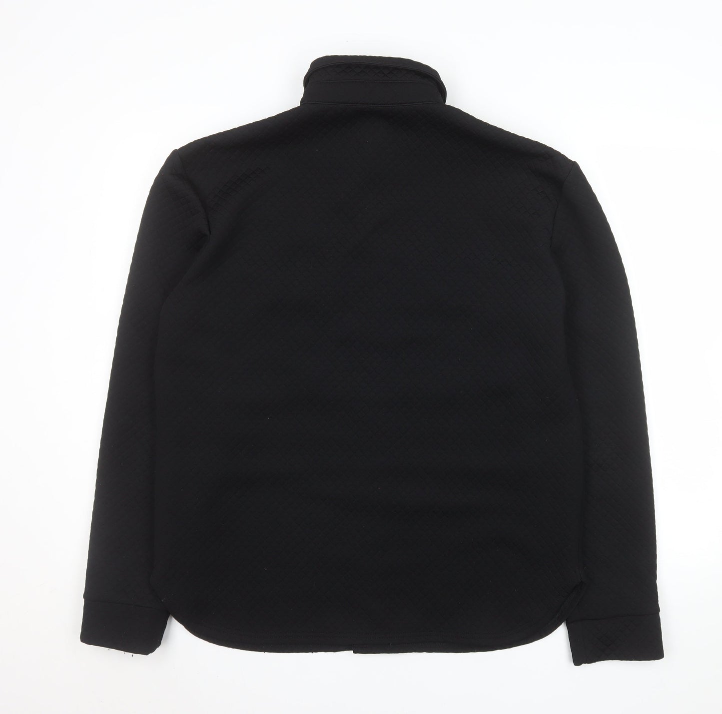 Mens UK Size M River Island Black Basic Jacket