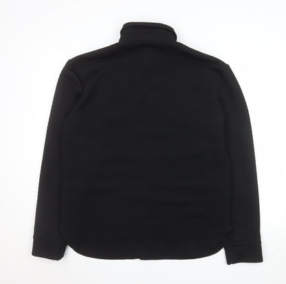 Mens UK Size M River Island Black Basic Jacket