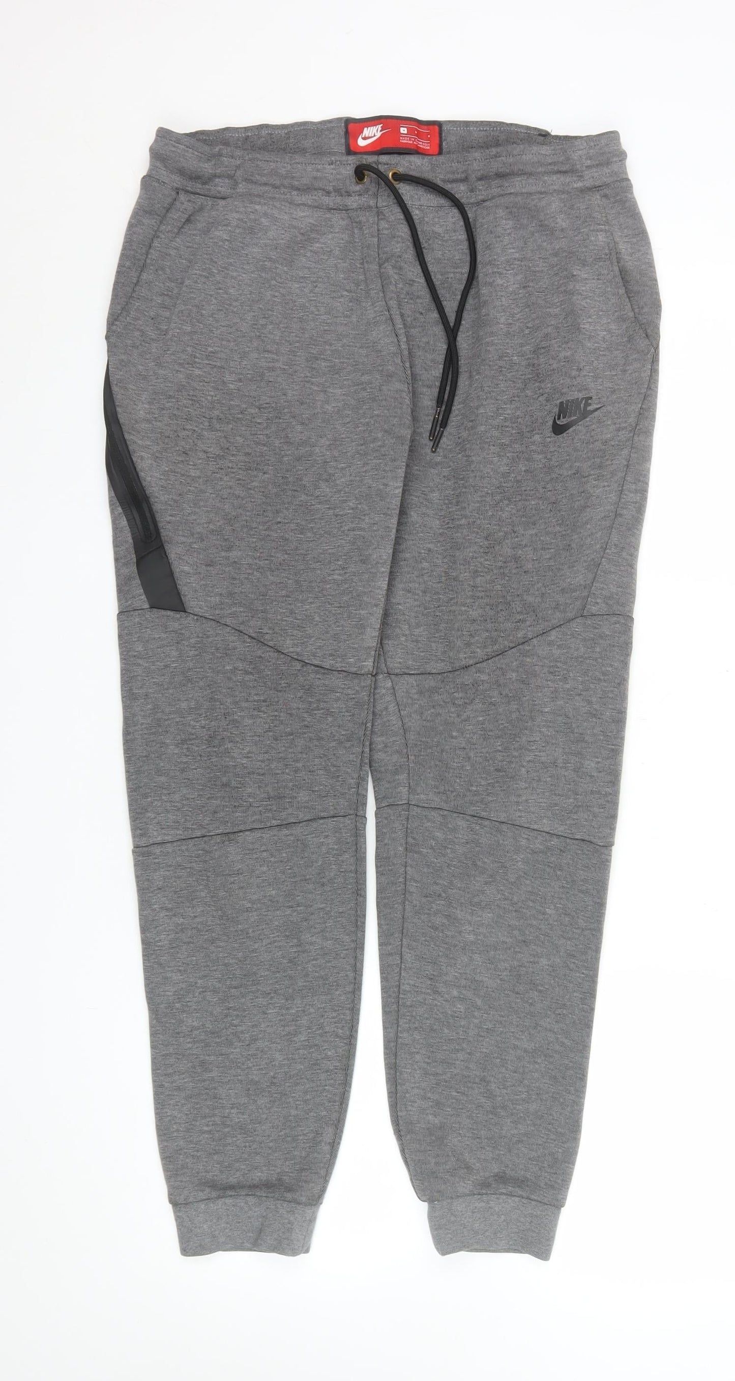 Mens UK Size M Nike Regular Fit Jogger Grey Trousers