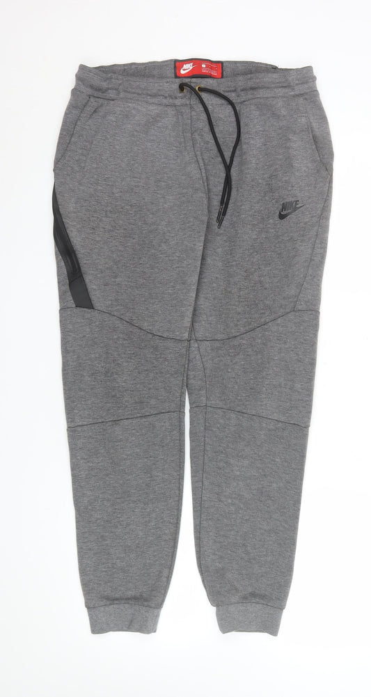 Mens UK Size M Nike Regular Fit Jogger Grey Trousers