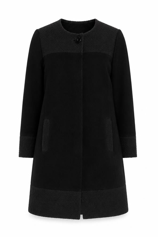 Womens UK Size 14 Windsmoor Black Overcoat