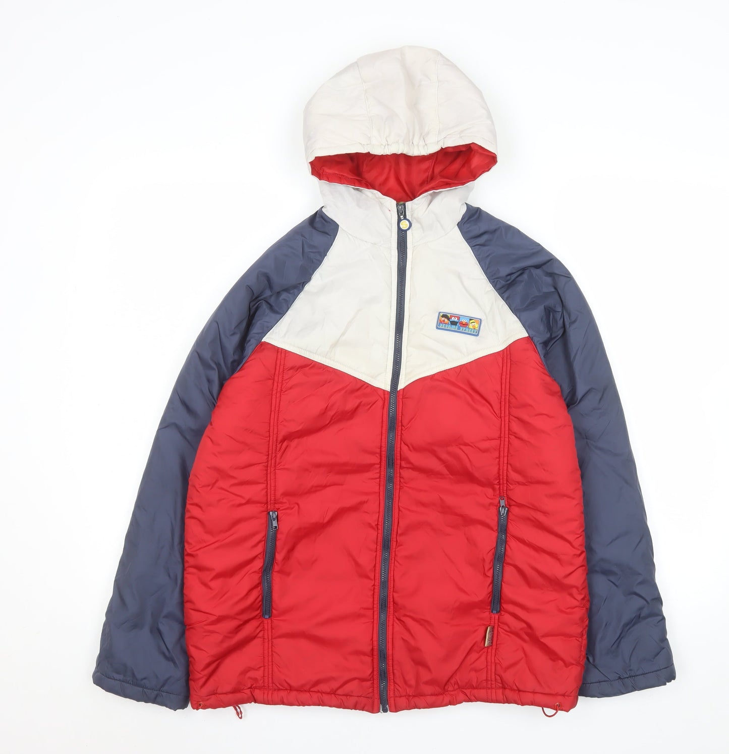 Boys UK Size 11-12 Years Sesame Street Multicoloured Puffer Jacket