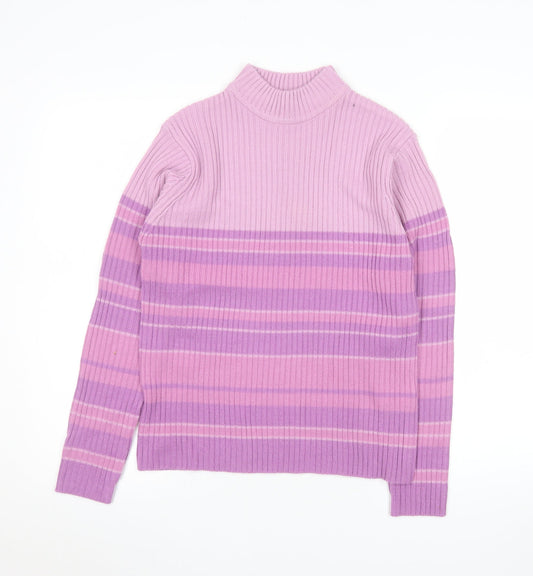 Womens UK Size M Bonmarché Pink Pullover Jumper