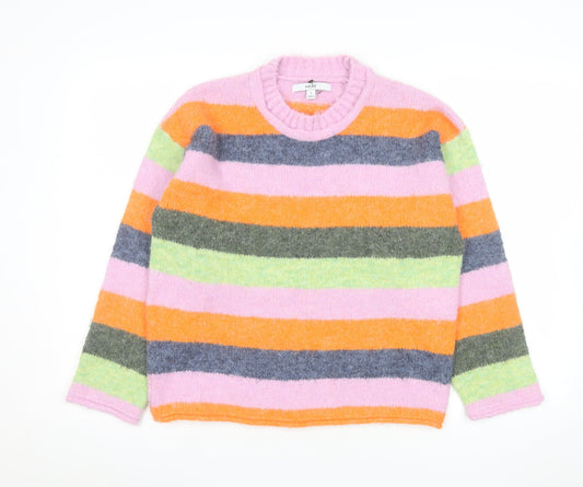 Womens UK Size S NEXT Multicoloured Pullover Jumper