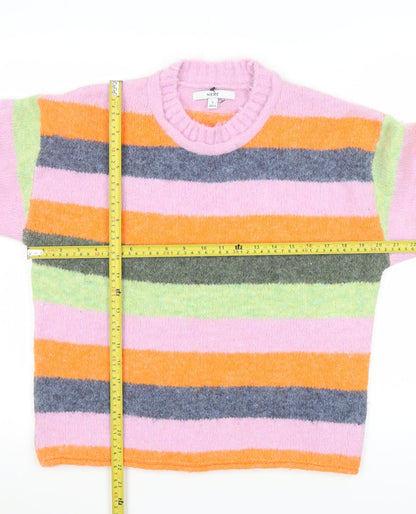 Womens UK Size S NEXT Multicoloured Pullover Jumper